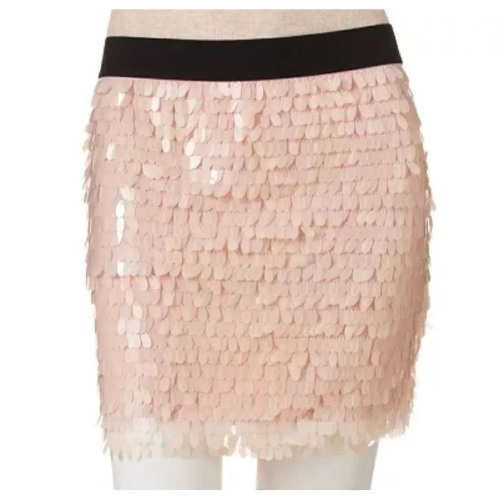 Candie's Sequined Bodycon Skirt